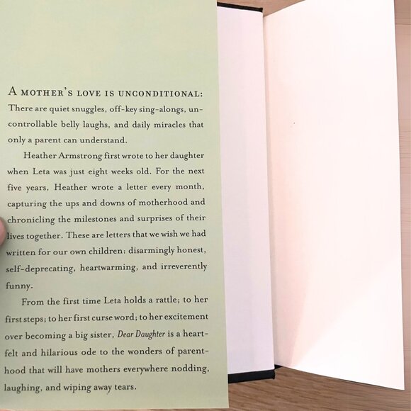 Dear Daughter : The Best of the Dear Leta Letters by Heather Armstrong - Picture 4 of 4